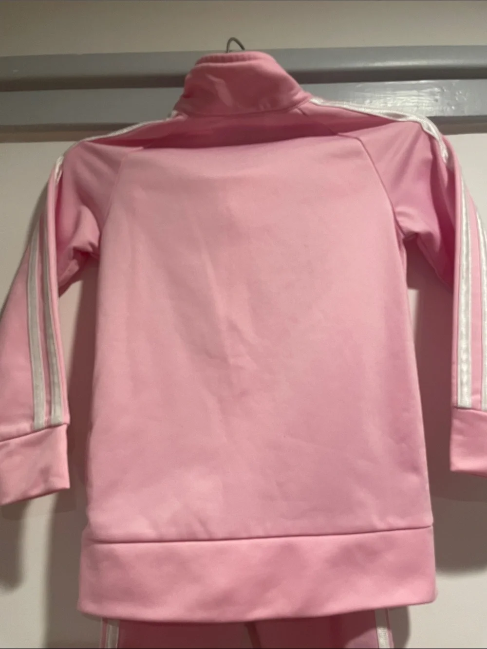 adidas Pink Kids Two-Piece Track Jacket and Pants